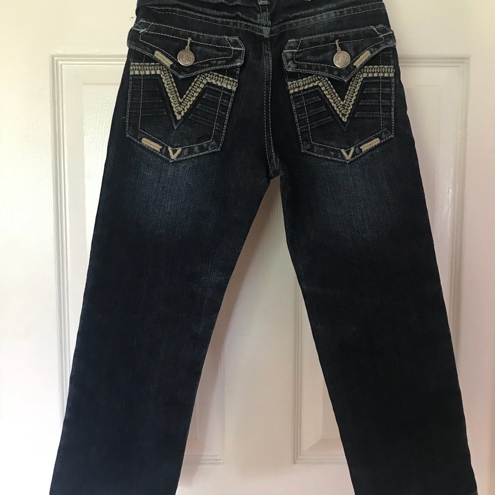 Trestles straight leg jeans, adjustable waist